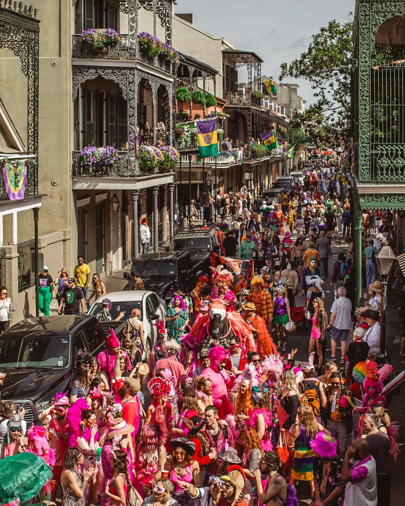 French Quarter Mardi Gras 2023 New Orleans Etsy
