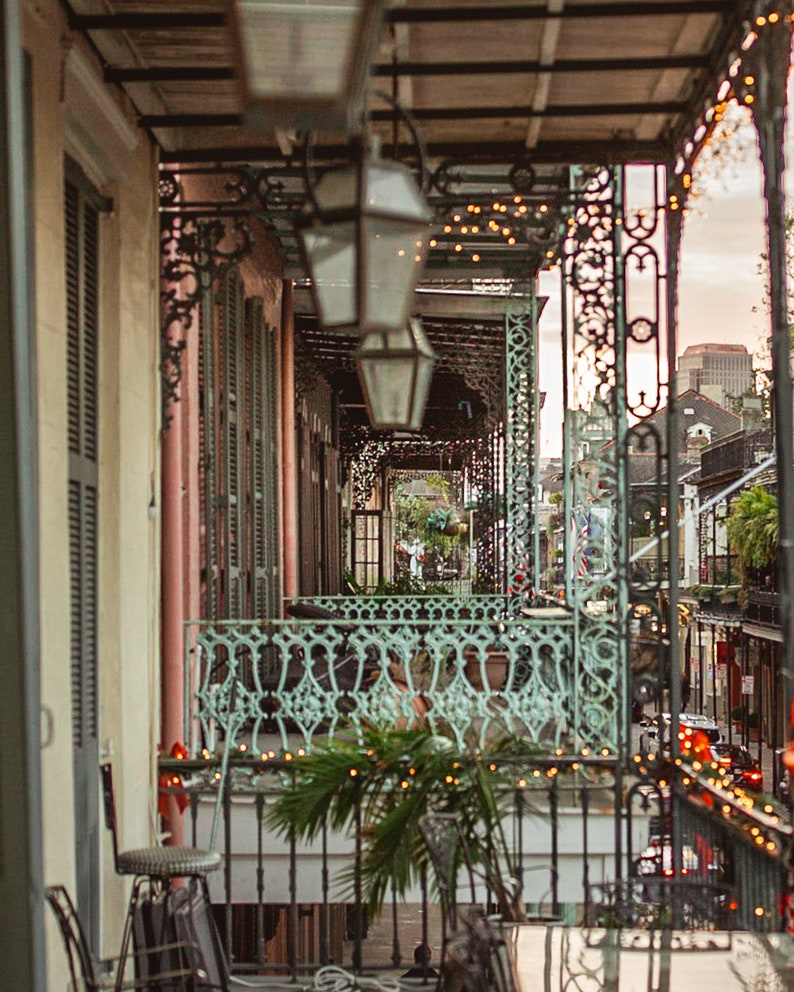 Print French Quarter Balcony New Orleans image 2