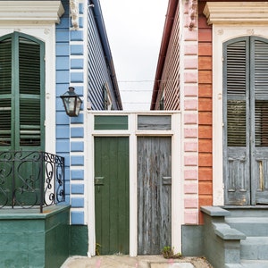 Print French Quarter Homes New Orleans