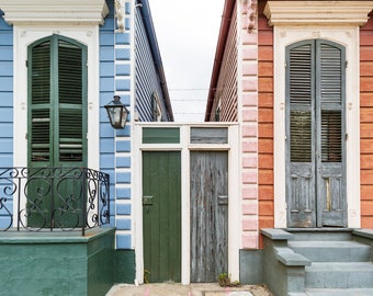 Print French Quarter Homes New Orleans