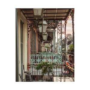 Print French Quarter Balcony New Orleans image 1