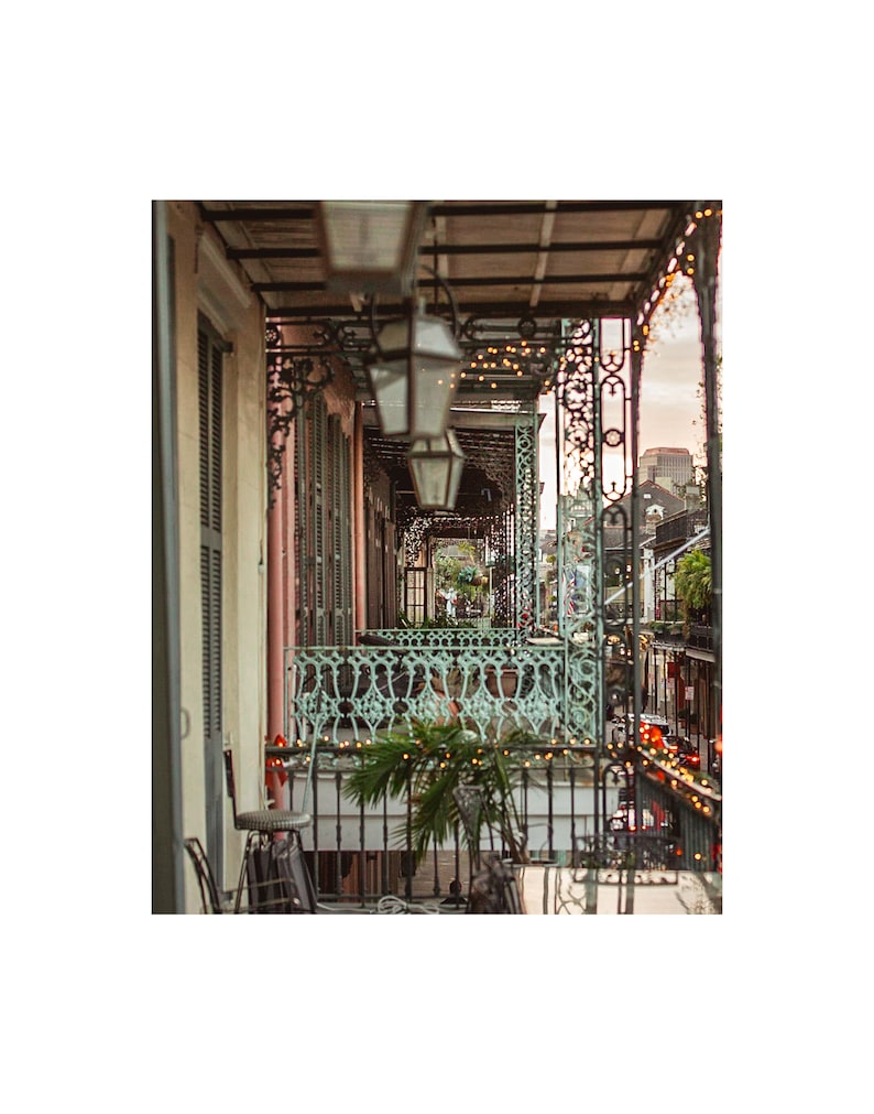 Print French Quarter Balcony New Orleans image 1