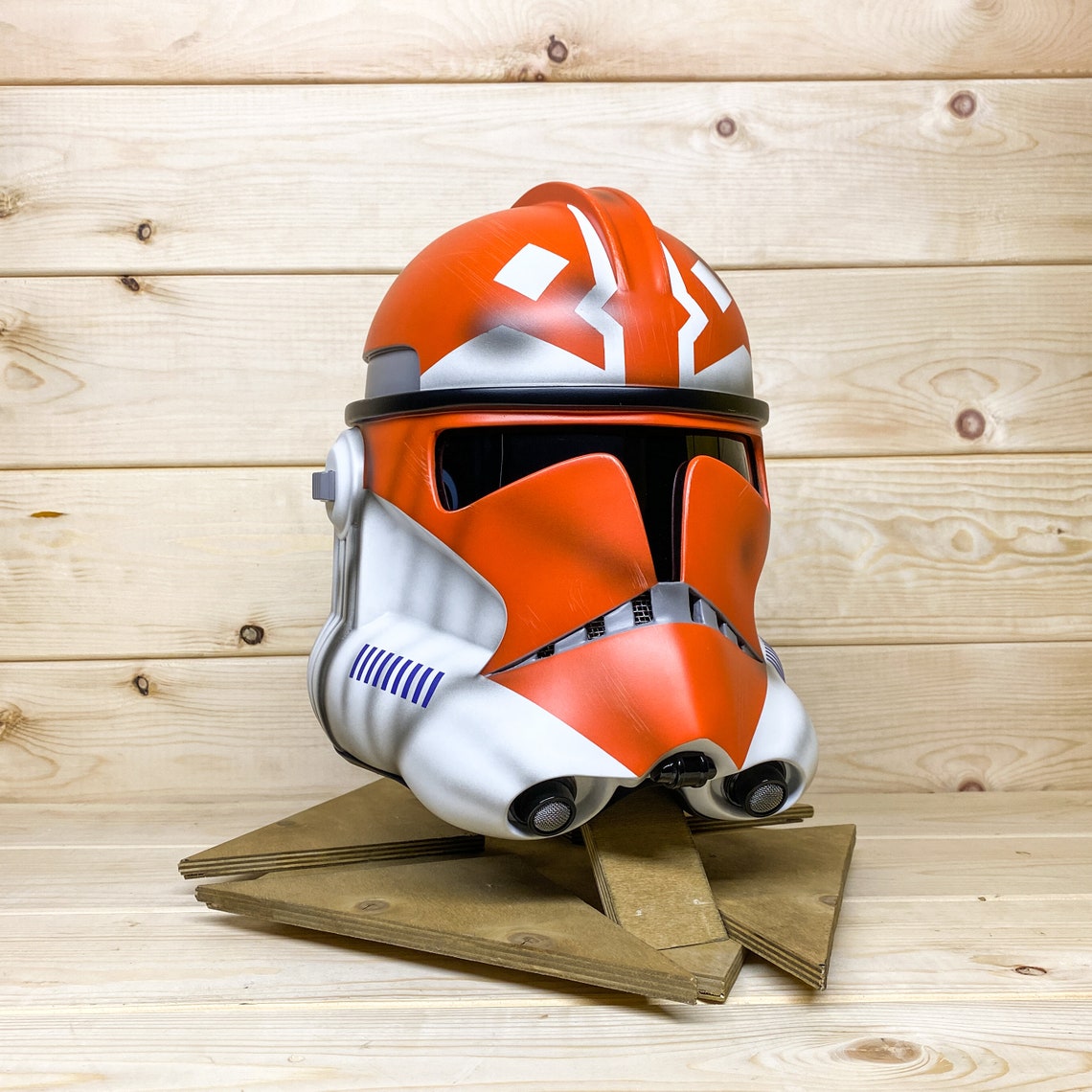 Ahsoka Clone Trooper Star Wars Helmet Damaged 332nd Company / Etsy