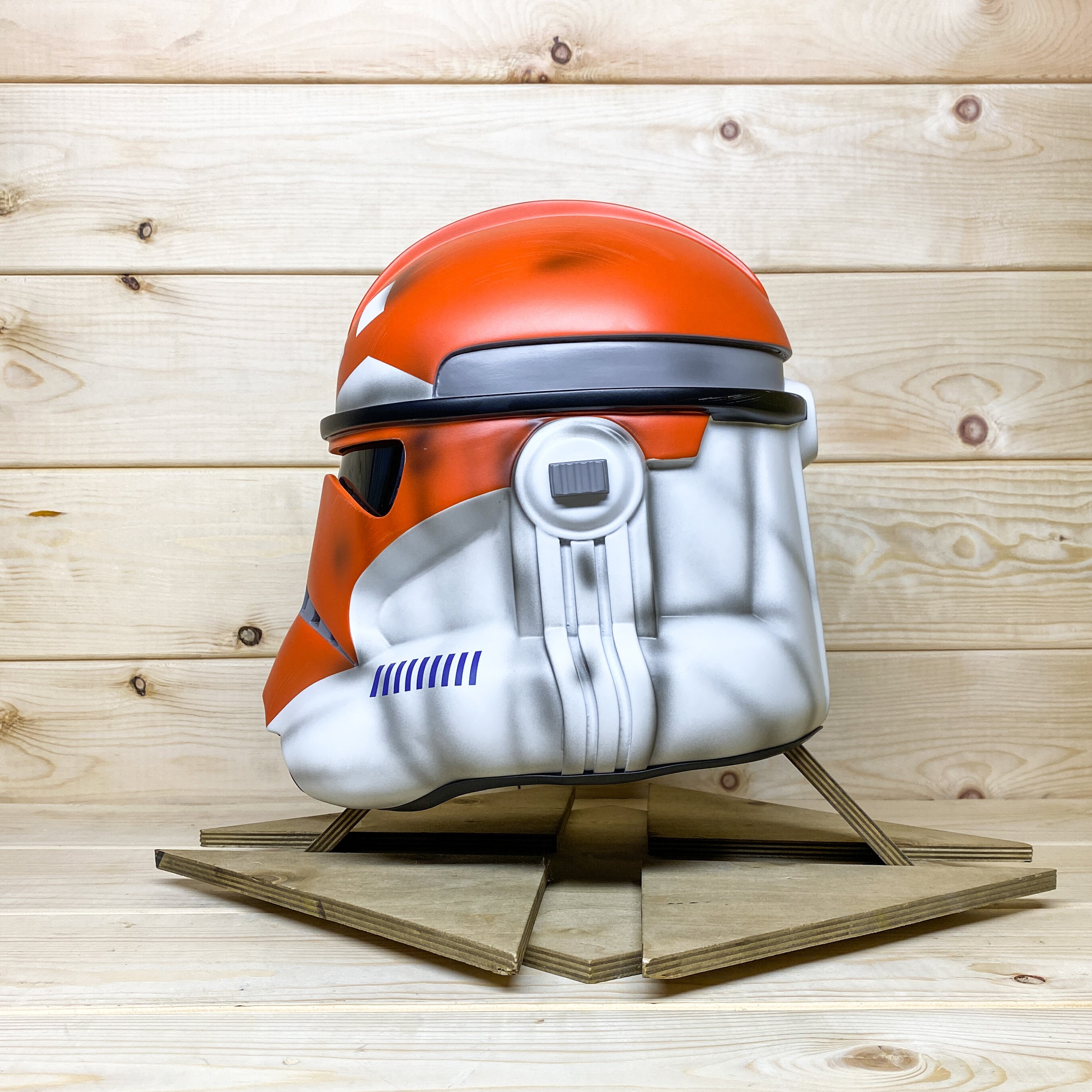 Ahsoka Clone Trooper Star Wars Helmet Damaged 332nd Company / Etsy