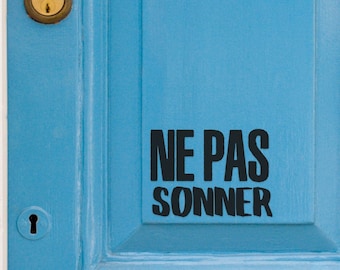 Svp Ne Pas Sonner Bebe Dort Aimant De Porte Cadeau Etsy France