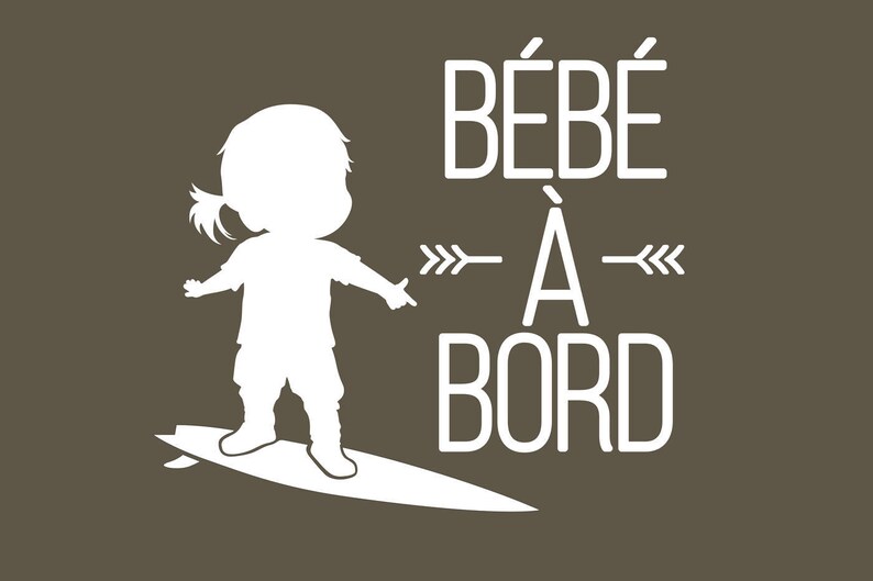 Car Decal Kid Surfing Vinyl On Decal Paper Sticker B U00e9b U00e9 U00e0 Bord Surf Surfing Girl Paper Paper Party Supplies Advancedrealty Com