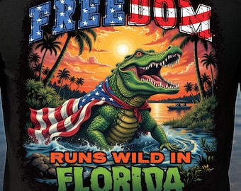 Patriotic png, fourth of July png, make America florida, alligator png, gator png, Digital Download