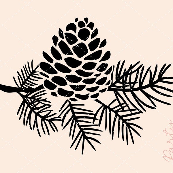 Pinecone SVG, pinecone svg, christmas svg, winter svg, pine cone svg, pinecone, christmas sign svg, pine tree svg, pinecones, pine branches