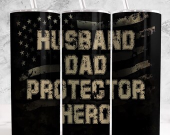 Dad png, tumbler wrap png, Father's day png, 20 oz tumbler wrap, camo tumbler wrap Digital Download