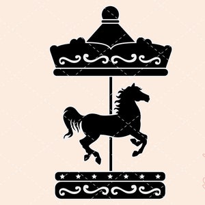 Pferd SVG, Karussell svg, Pferd png, Einhorn svg, kleines Mädchen svg, Babyparty svg, Karussellpferd, Karussell, Karussell, Karneval svg