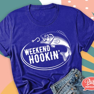 Week-end Hookin' SVG. Dire drôle SVG. Cadeau DIY pour lui, scrapbooking, posters, impressions vinyles, design de t-shirt.