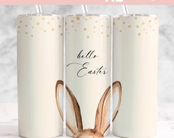 20 oz Easter bunny tumbler wrap PNG, Digital Download