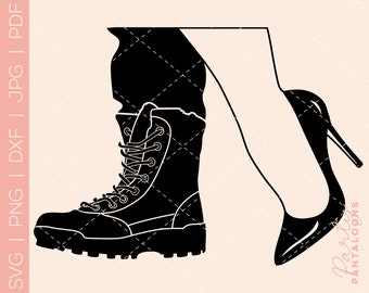 marine svg, army svg, military svg, marines svg, veteran svg, marines, marines svg, marine corps svg, soldier svg, combat boots, high heels