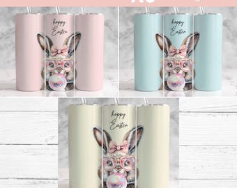 20 oz Easter bunny tumbler wrap PNG, Digital Download