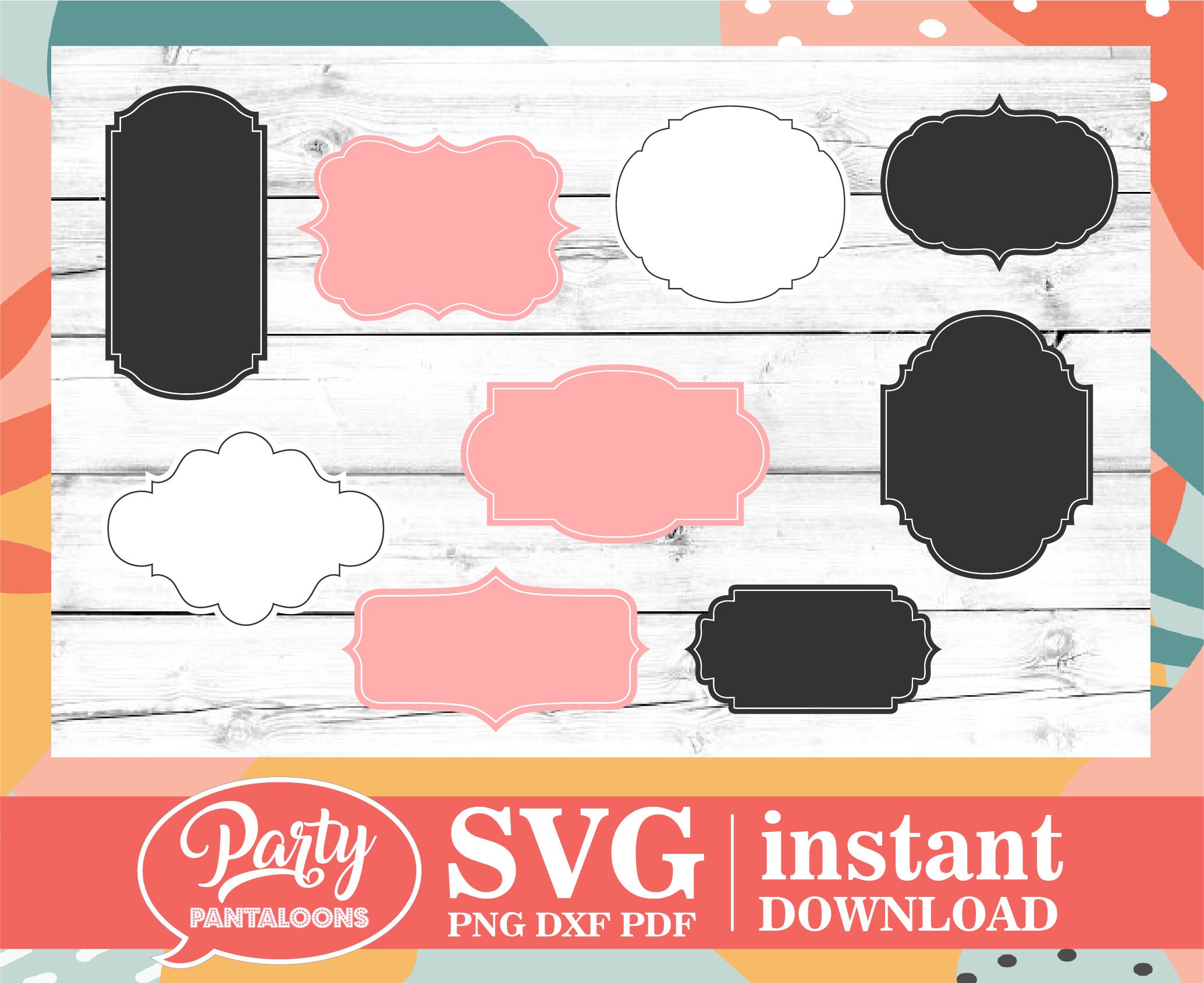 Download Vintage Labels Svg Various Label Design For Name Tags Box Etsy