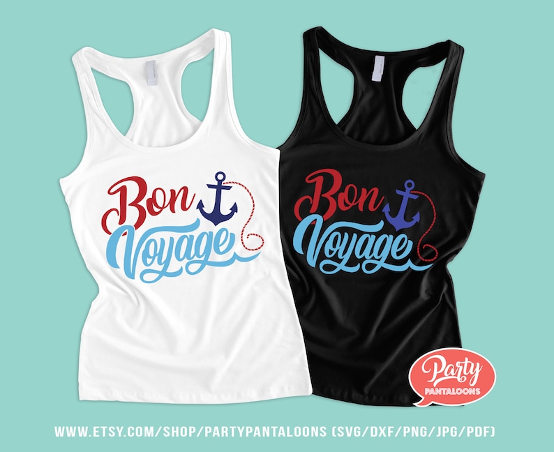 Iron on t-shirt vacation blogs etc adventurers Design for travelers mugs scrapbook Bon Voyage SVG wall art sublimation tote bag