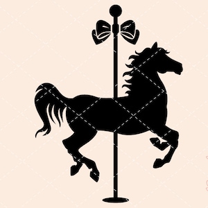 Pferd SVG, Karussell svg, Pferd png, Einhorn svg, kleines Mädchen svg, Babyparty svg, Karussellpferd, Karussell, Karussell, Karneval svg