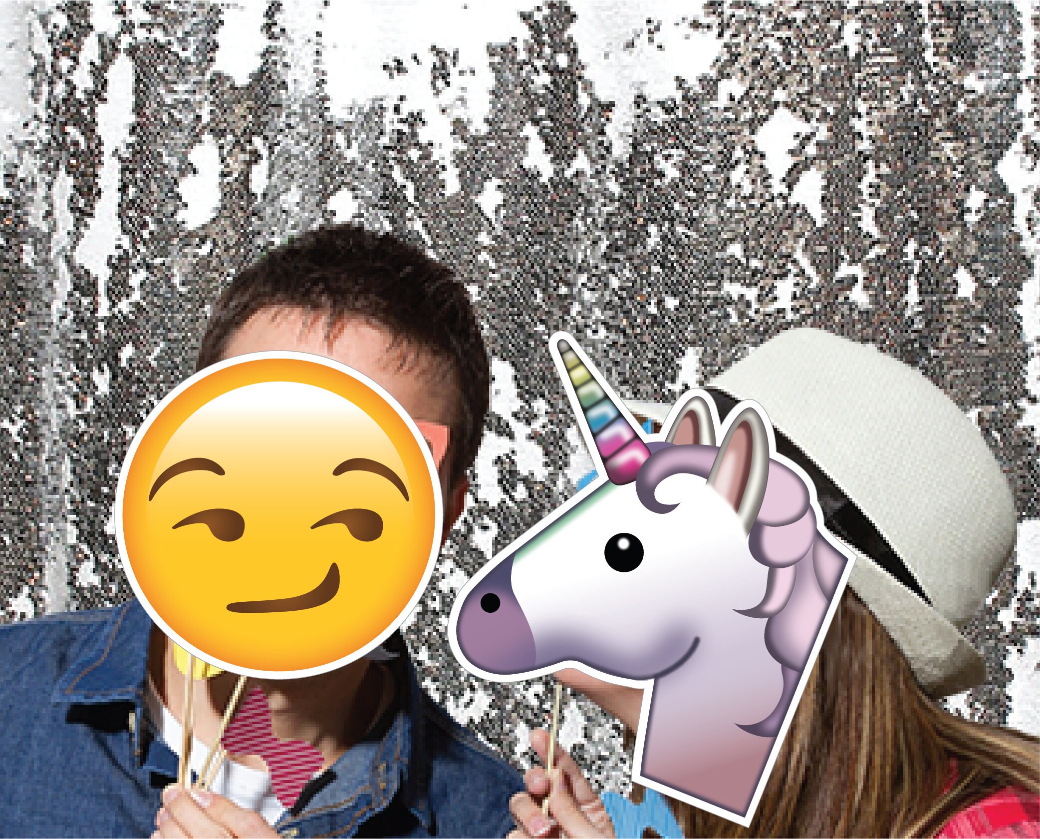 Emoji Photo Booth Props, instant download, rekwisieten voor verjaardagsfeestje met emoji-thema. - België