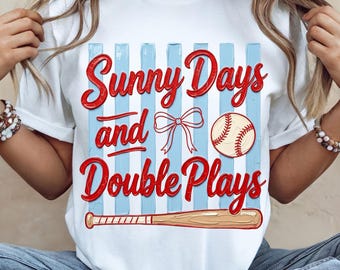Sunny Days and Double Plays png, hit the dang ball baseball png, baseball mom png, Digital Download