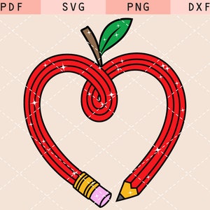 Lápis de maçã, lápis svg, maçã svg, professor apple svg, volta às aulas svg, professor svg, escola svg, enfeite de professor, clipart de maçã
