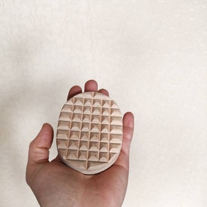 Wooden felting tool, tool for felting, felting supply, felting board, mini washing board for felting, equipment for wet-felting