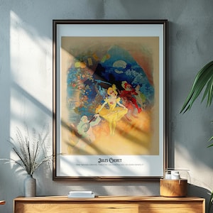 Jules Chéret Vintage French Poster: Théâtre Les Fantoches Art Print (Digital Download PDF File)