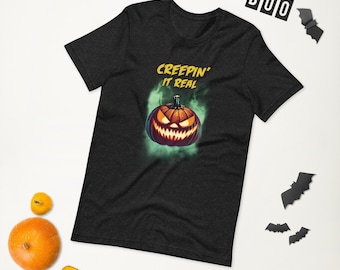 Creepin It Real Halloween t-shirt Halloween shirt men Funny Halloween Tee Women Halloween shirt costume gift