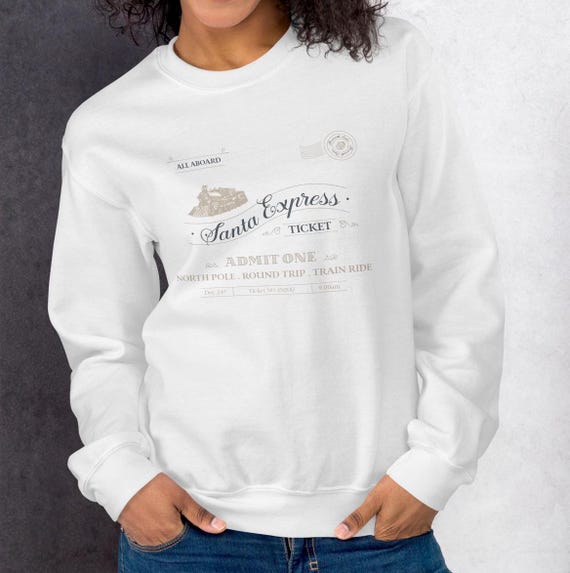 Alle an Bord des Santa Express Sweatshirt Damen