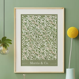 William Morris Willow Bough Print: Vintage Botanical Arts & Crafts Wall Art