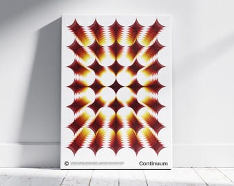 Continuum Abstract Wall Art Print | Minimalist Circle Poster (Digital Download)