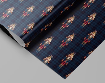 Nutcracker Christmas Wrapping paper roll