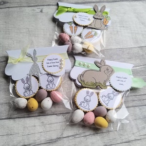 Easter egg favours, Easter egg personalised gift, Easter sweetie bags, Easter egg hunt, Easter party bags, Easter bunny, Easter sweetie cone