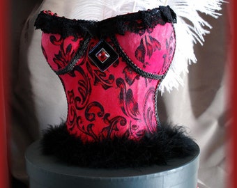 Cabaret corset envelope urn