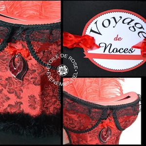 Cabaret corset envelope urn image 3