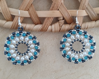 Orecchini Vintage Coniglio Con Cristallo E Perla | Boho Gioielli Per Donne E Ragazze