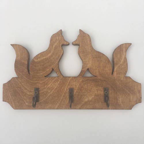Hook Woodland Fox Antique Brass main image 1