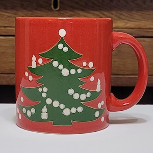 Waechtersbach Christmas Tree Mug 12 oz West W-Germany 1980&#39;s