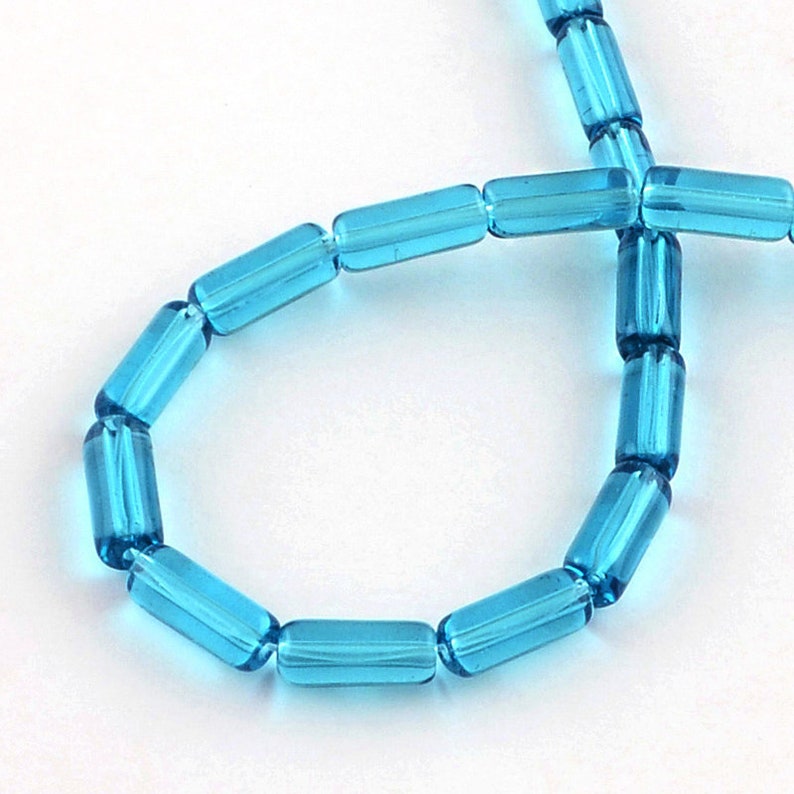 100 x 8 mm Strand foncé bleu turquoise en verre dépoli perles rondes