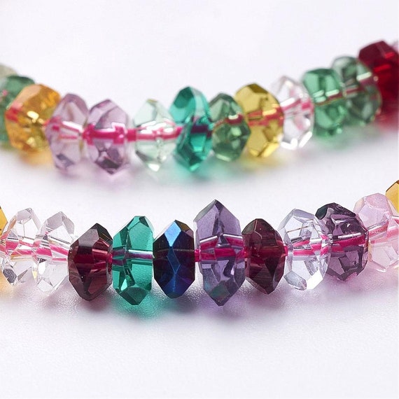 24 Mixed Color Round Shape Ab Crystal Rhinestone Craft Gems - Temu
