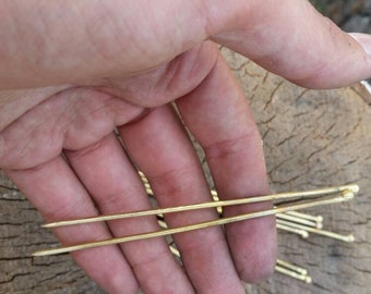 2 agujas vikingas, estilo NR. 3, pasador de latón para coser, herramienta artesanal