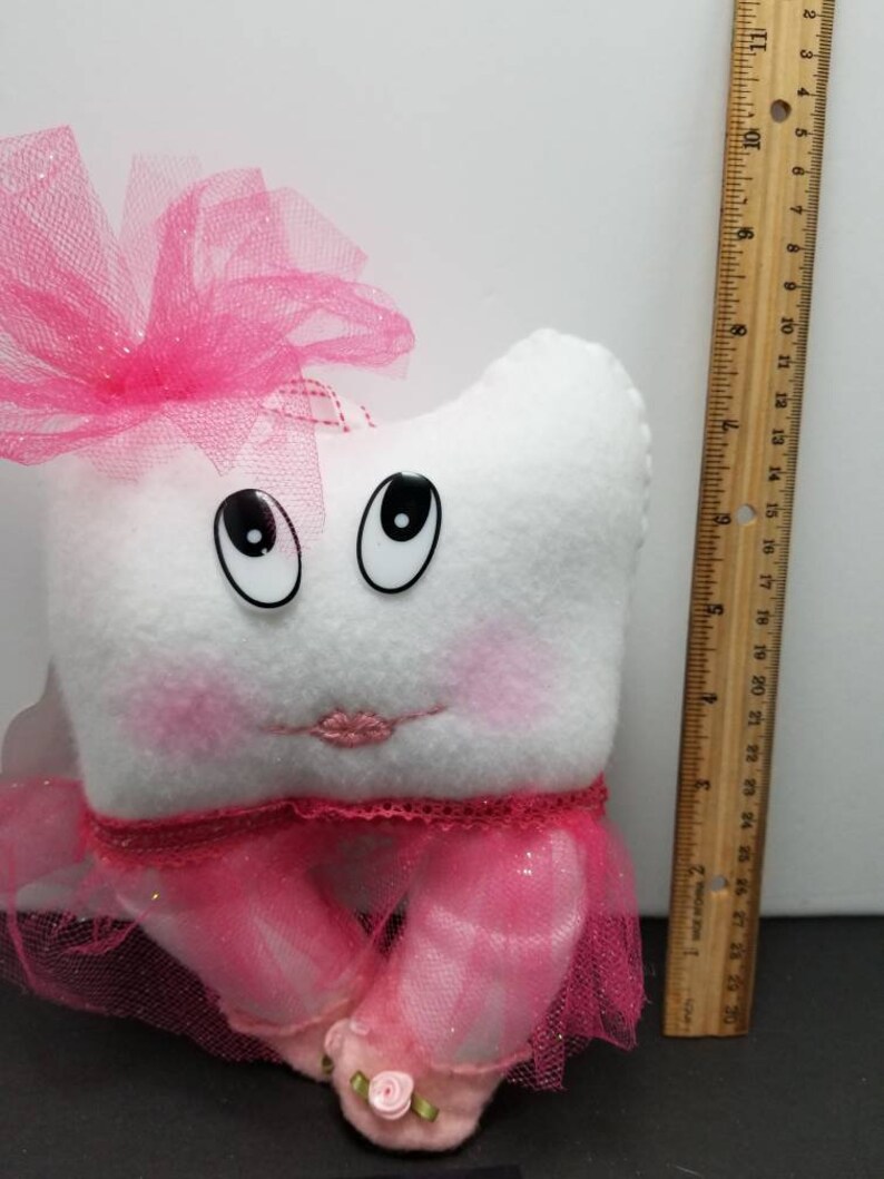 Pink, Ballerina Princess Tooth Fairy Pillow Doll