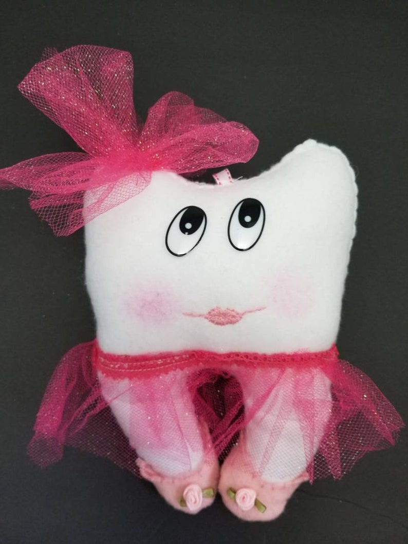 Pink, Ballerina Princess Tooth Fairy Pillow Doll