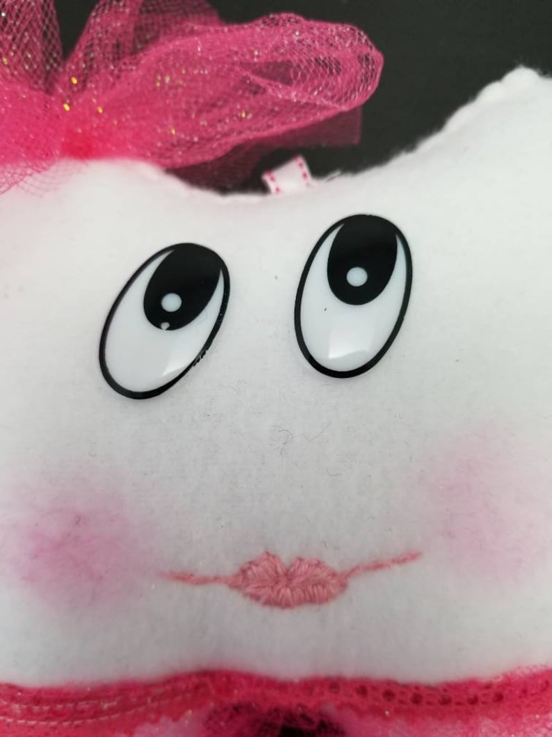 Pink, Ballerina Princess Tooth Fairy Pillow Doll