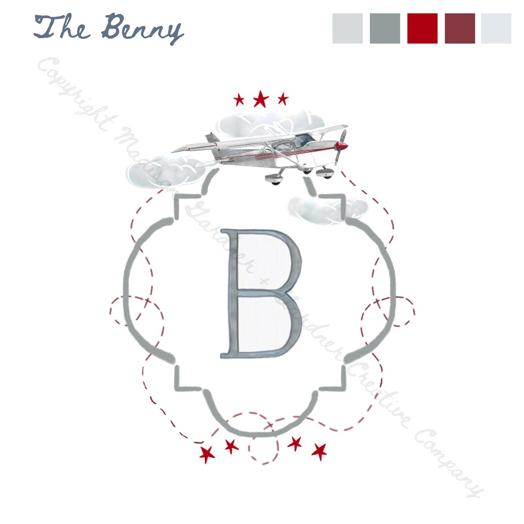 The Benny- Custom Nursery Crest - Custom Crest With Personalized ...