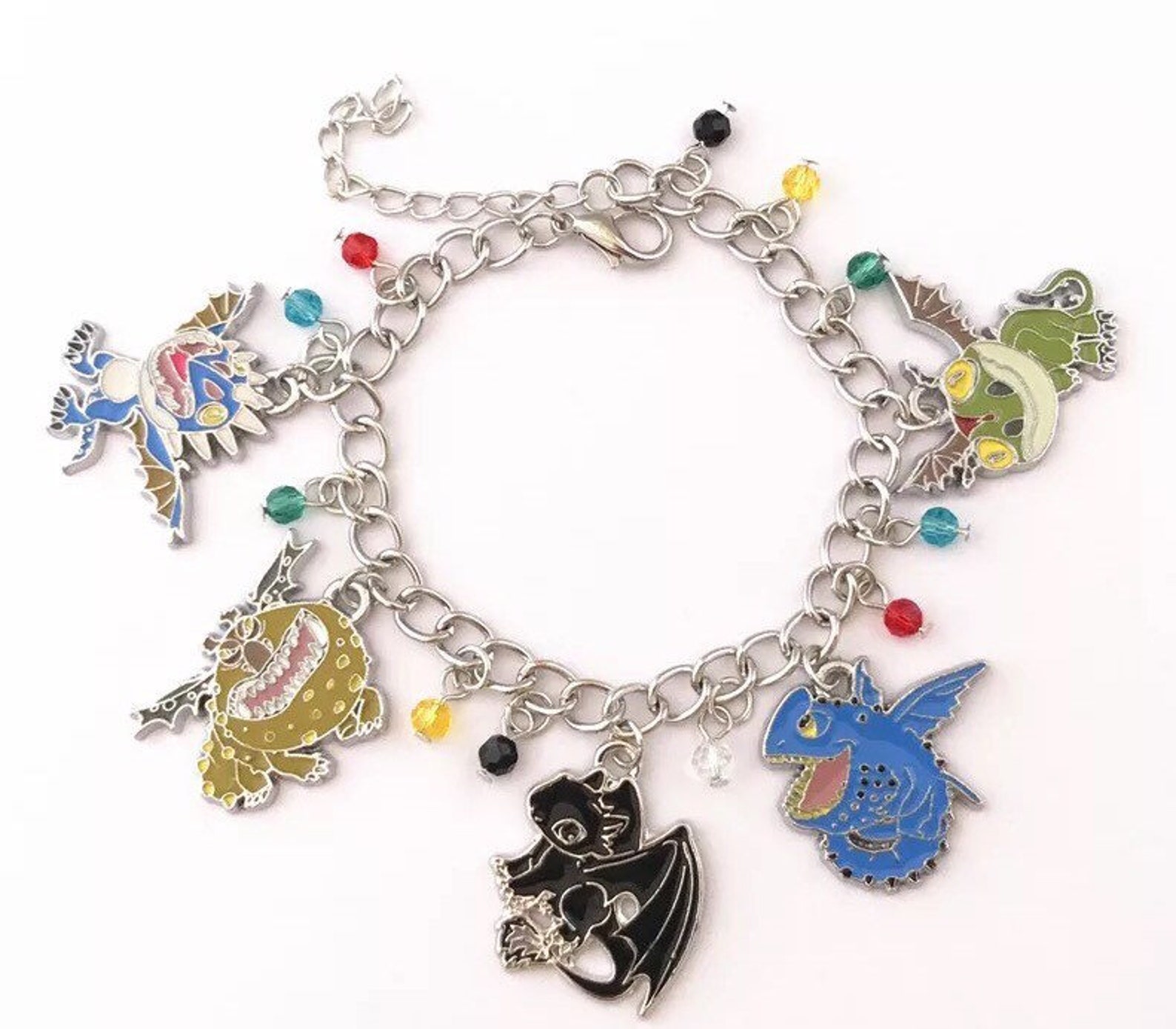 How to Train your Dragon Charm Bracelet Etsy