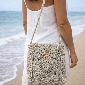 Crochet Granny Square Crossbody Bag | Beginner Boho Bag (PDF Pattern