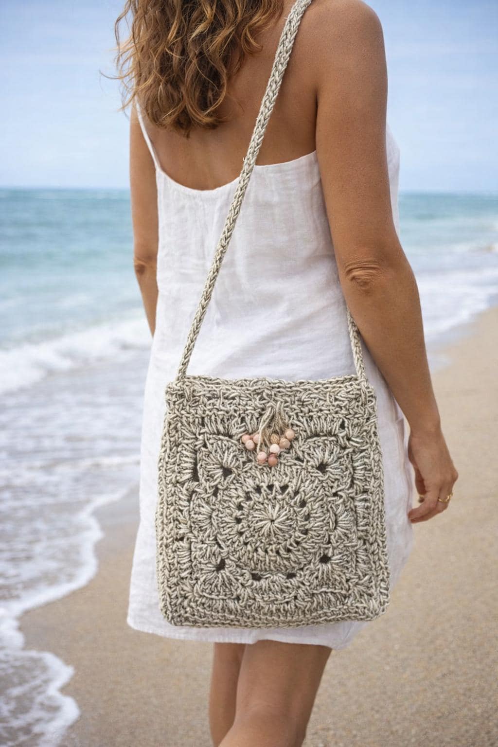 32 Boho Bag Crochet Patterns for Fringe, Florals, and Everyday Texture 2 Crochet Granny Square Crossbody Bag Beginner Boho Bag (