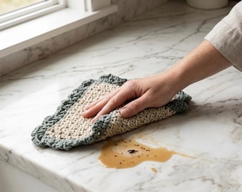 Beginner Crochet Dish Towel Pattern, Textured Kitchen Towel (PDF Download)