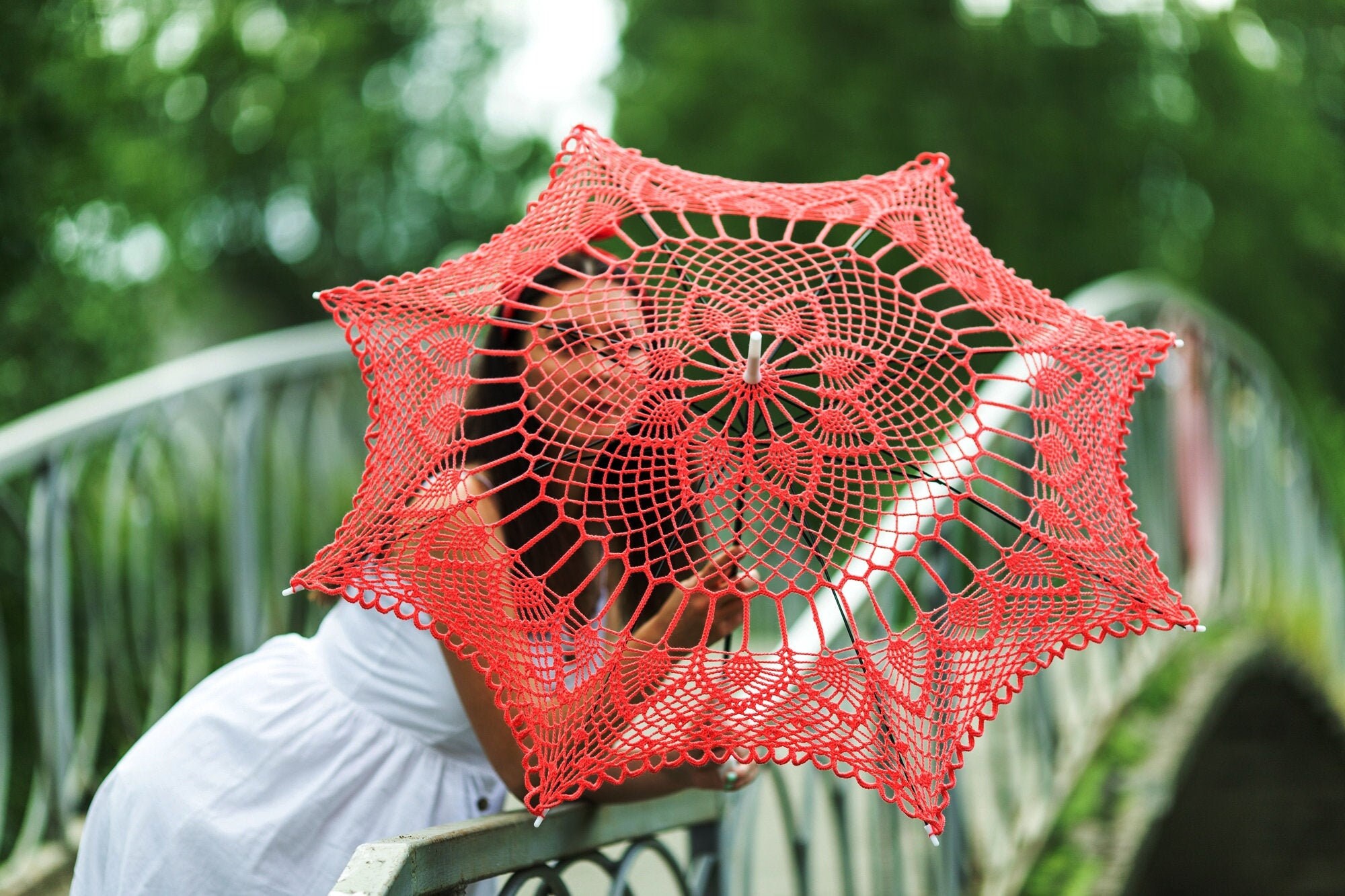 PDF Crochet Pattern Parasol Umbrella Crochet Pattern Wedding Etsy