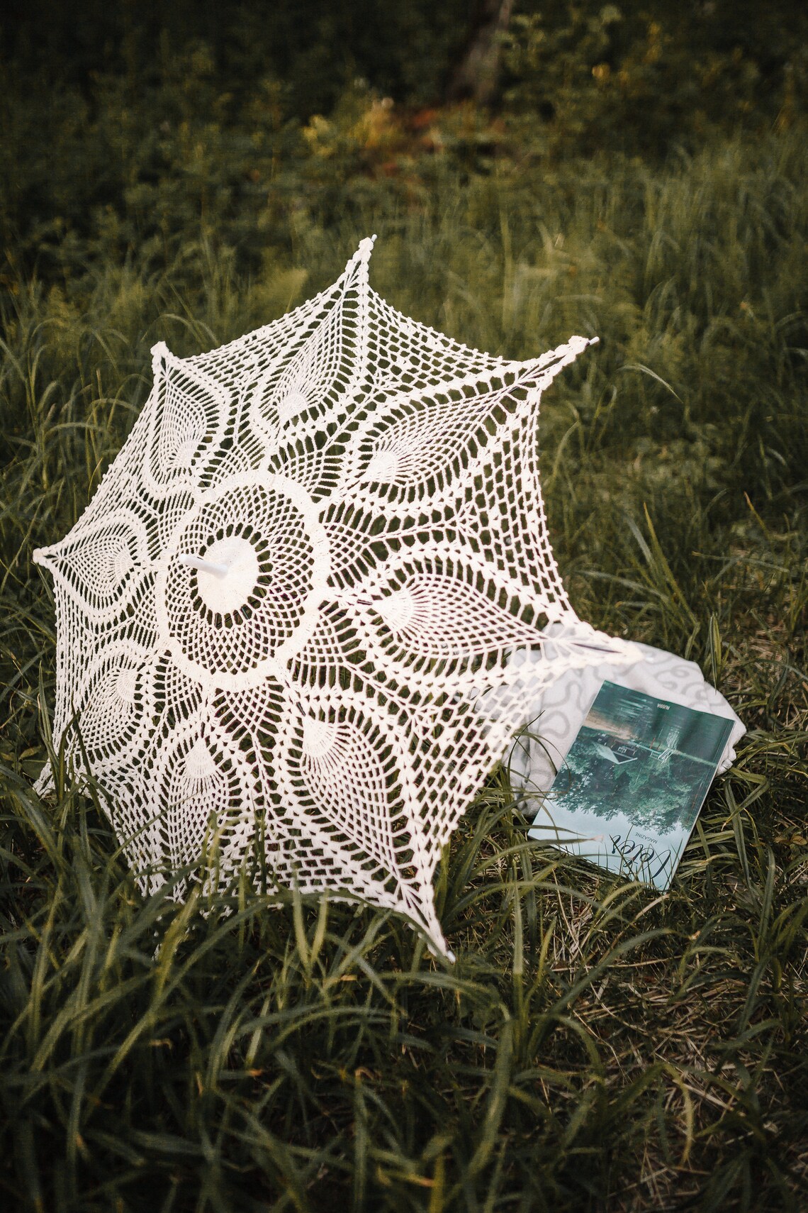 PDF Parasol Crochet Pattern Umbrella crochet pattern Wedding Etsy